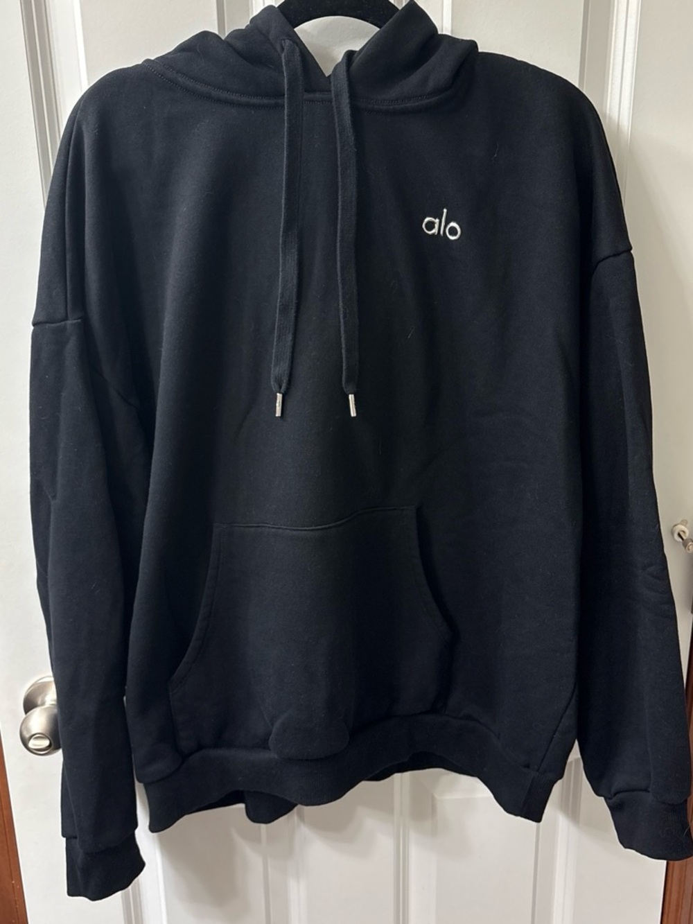 New! ALO Yoga Black Pullover Hoodie